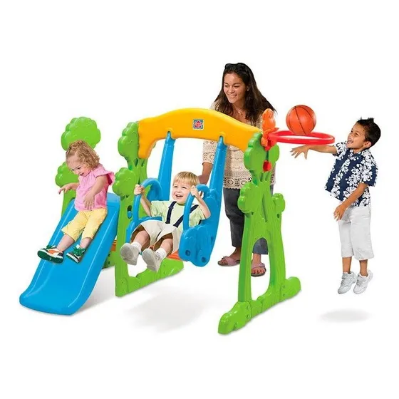 Parque Infantil 3en1 Plástico C Columpio P Niños 6m A 5 Años