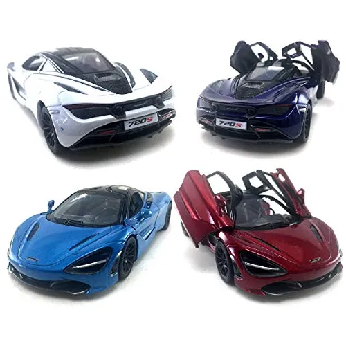 Hck Set Of 4 2017 Mc Laren 720s - Pull Back Toy N1vbq