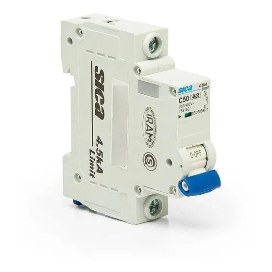 Llave Termica Termomagnetica Unipolar 1x50 Amperes Sica