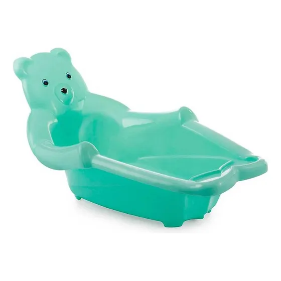 Bañito Adoleta Bebé 24 Litros De Oso Febo Color Verde