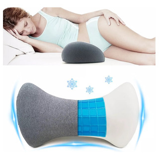 Gel Almohada Lumbar Cojín Espuma Viscoelástica Para Cintura Gel Almohada Lumbar Cojín Espuma Viscoelástica Para Cintura