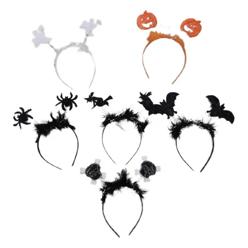 Cintillo Diadema Diablita Araña Halloween Disfraz Hora Loca