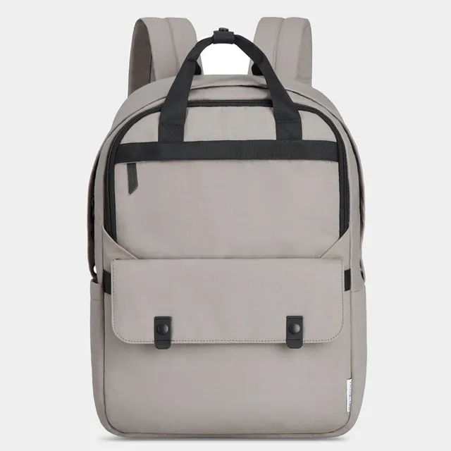 Travelon Mochila Grande Antirrobo Atemporal Gris 