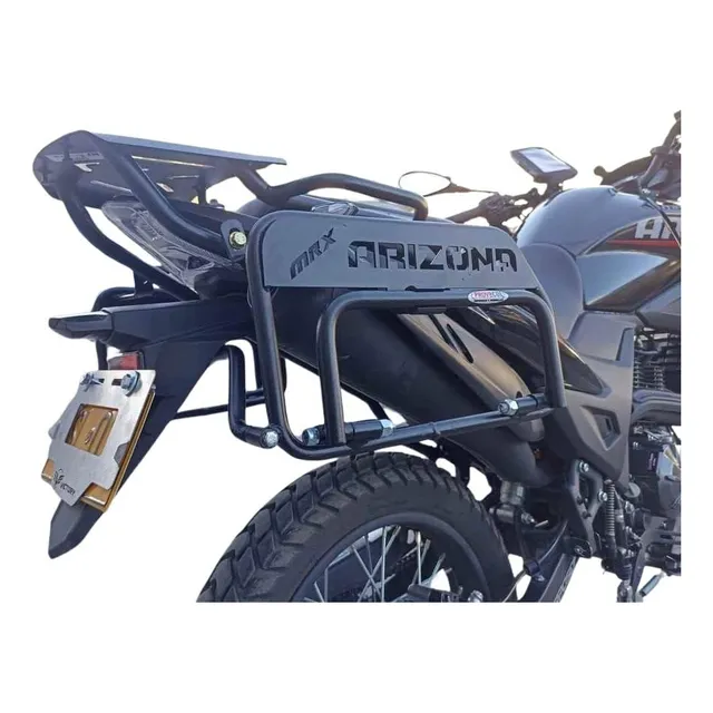 Parrilla Y Porta Alforjas Para Moto Mrx Arizona 200