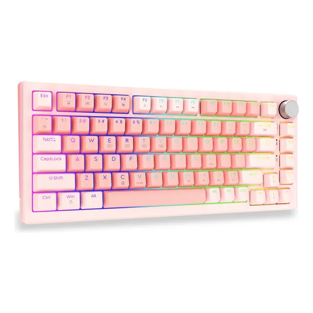 Fg75 Teclado Mecánico Inalámbrico Tri-mode Gamer Hotswap Rgb