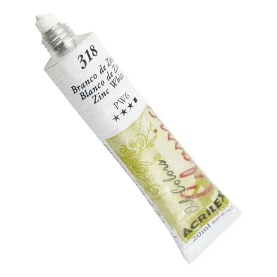 Oleo Blanco De Zinc 037ml Para Bastidor 14137/318.8