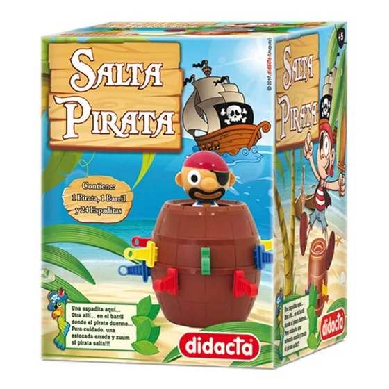 Juego De Mesa Salta Pirata Didacta