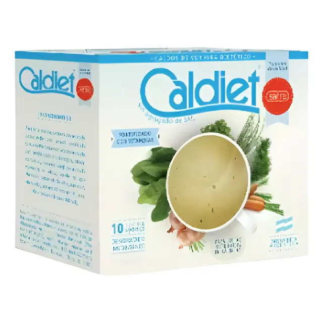 Cajas Caldo Instantaneo Caldiet 10 Sobres Sopa Dietético