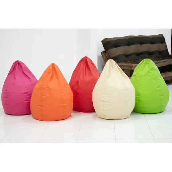 Puff Pera Chico Para Niños Cómodo Varios Colores