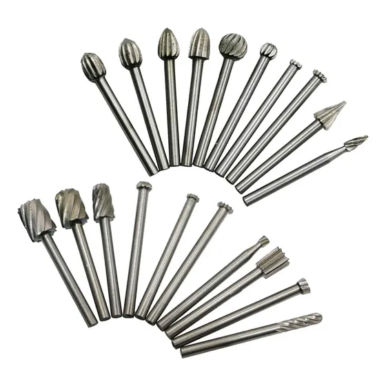 . 20 Unids Hss Cabeza Rebabas Taladro Rotatorio Molinillo