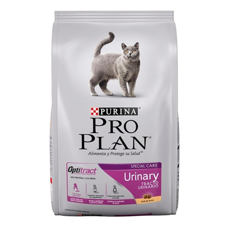 Alimento Pro Plan OptiTract para gato adulto sabor pollo y arroz en bolsa de 3kg