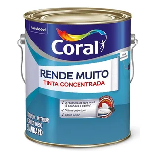 Tinta AcrĂlica Coral Rende Muito 3200ml Cor Cinza Alpino 3,2l Exterior E Interior Tinta AcrĂlica Coral Rende Muito 3200ml Cor Cinza Alpino 3,2l Exterior E Interior