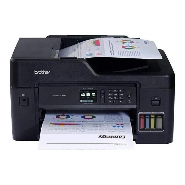 Brother MFC-T4500DW Multifuncional tinta a color A3 dúplex ADF WiFi y red Ethernet color Negro 220V
