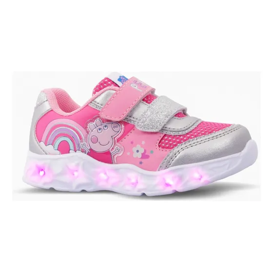 Zapatilla Footy Peppa Pig Rosa Con Luz Al Pisar (22-26)
