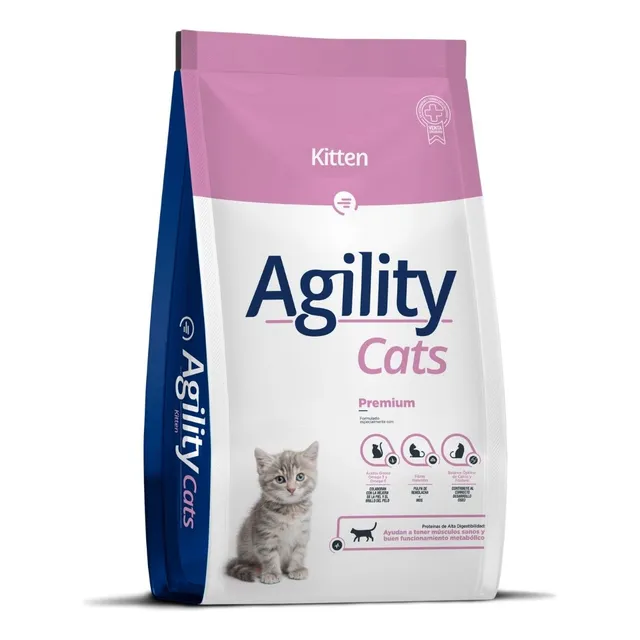 Alimento Premium Agility Cat Kitten Cachorro Bolsa X  1,5kg 