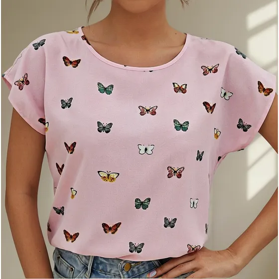 Blusa Shein Mariposas