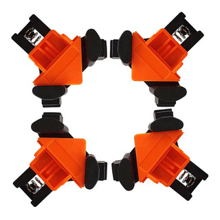 Kit 4 Grampos De Canto Aperto Angular Marcenaria 90 Graus Kit 4 Grampos De Canto Aperto Angular Marcenaria 90 Graus