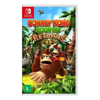 Donkey Kong Country Returns Hd Switch Midia Fisica Donkey Kong Country Returns Hd Switch Midia Fisica