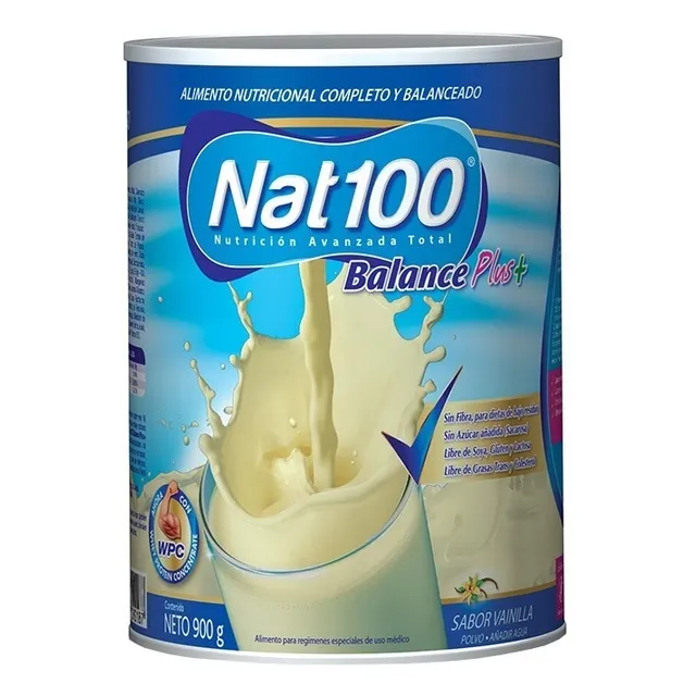 Nat 100 Balance Plus 900g sabor Vainilla