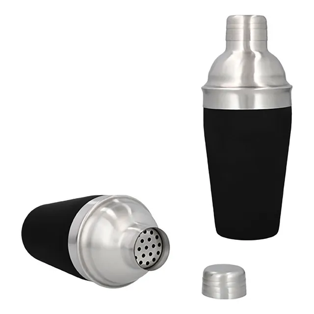 Coctelera Shaker Bar Bebidas 540 Ml Acero Color Negro