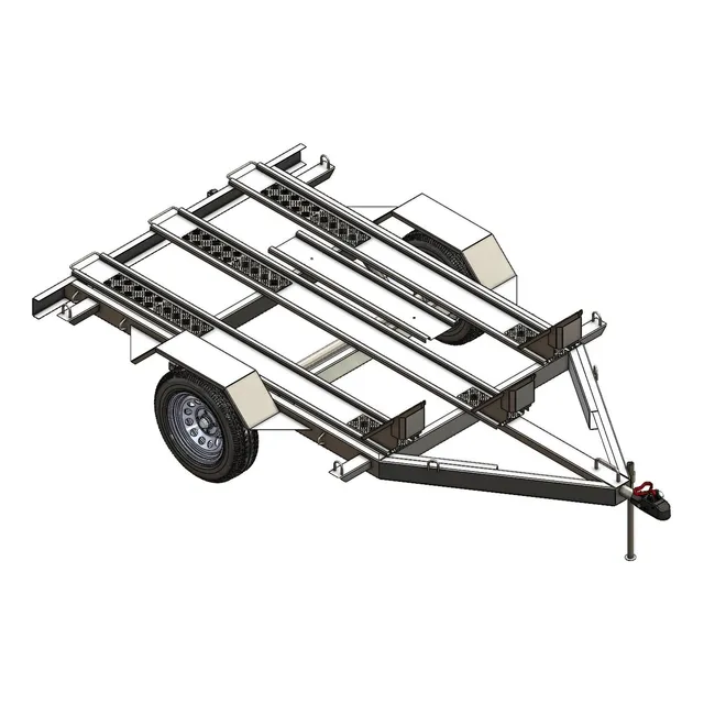 Projeto Para Fazer Carretinha Reboque 3 Motos/quadriciclo