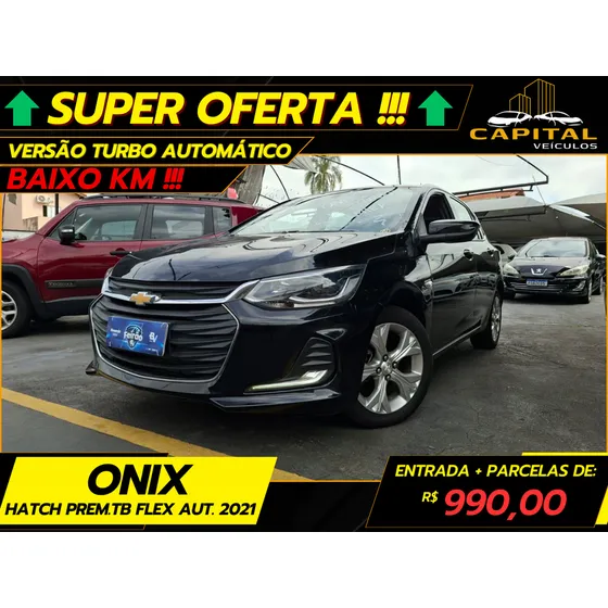Chevrolet Onix Onix Hatch Prem. 1.0 12v Tb Flex 5p Aut.
