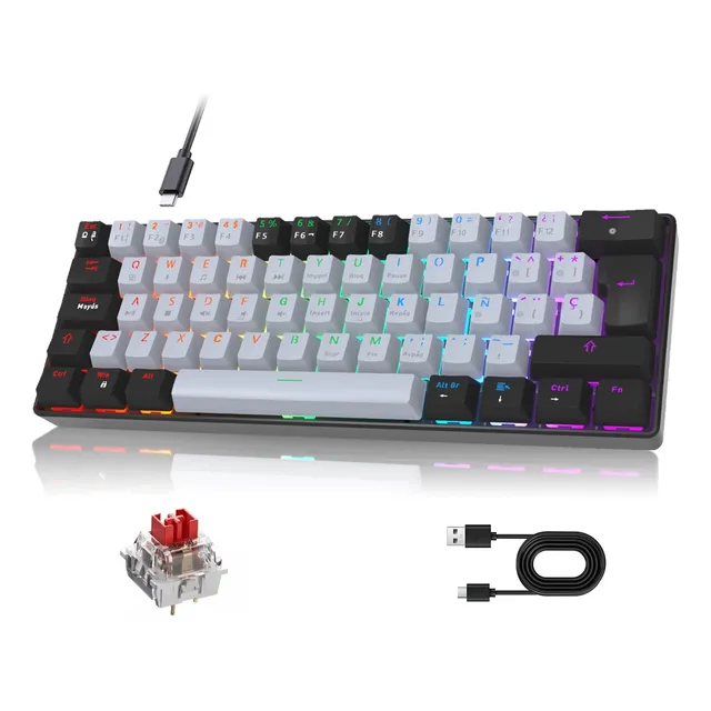 Teclado Mecánico Gamer Genérico 60% Rgb Outemu