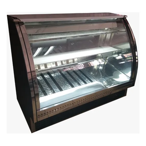 Mostrador Charcutero Vidrio Curvo