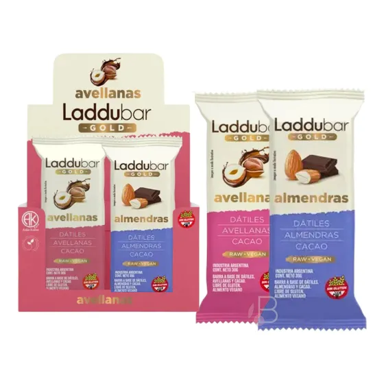 Caja X 12 Barritas Laddubar Gold Sabores Variados