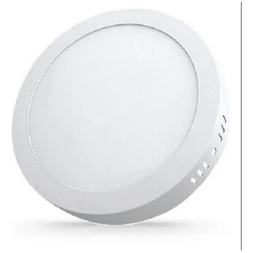 Lámpara Led Panel Redondo Superficial 6w 6500k 