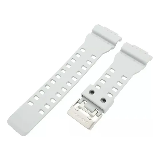 Correa Reloj Silicona Compatible Casio G-shock 16mm Variedad Color Blanco