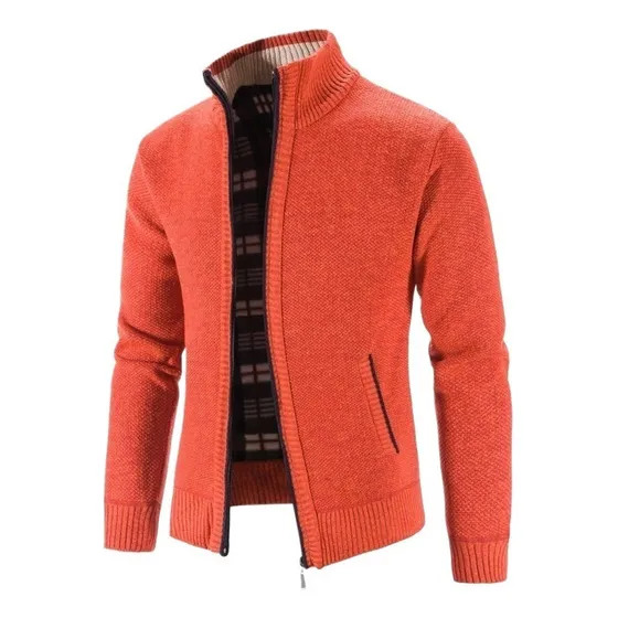 Hombres Chamarra Gruesa Abrigo Cardigan Suéter De Invierno