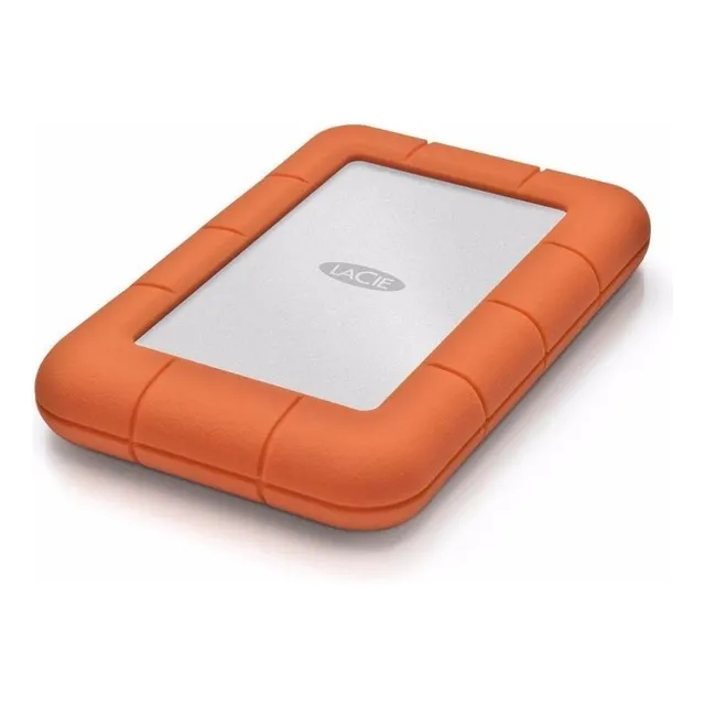 DISCO EXTERNO LACIE 1 TB RUGGED MINI PORTATIL USB 3.0 FS COLOR GRIS CLARO