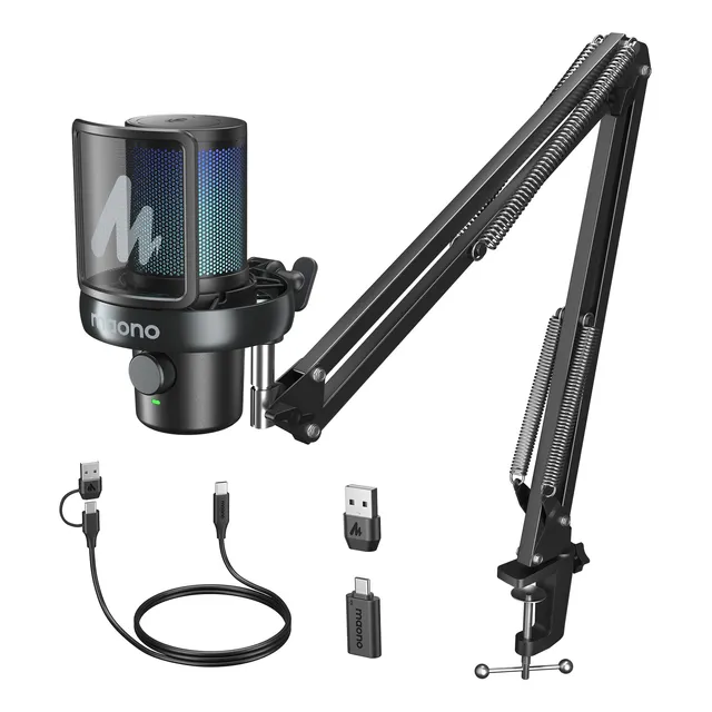 Maono Micrófono Inalámbrico Para Gamer Podcast Dm40s Pro