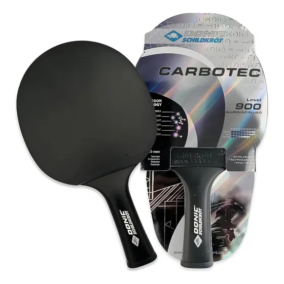 Paleta de ping pong Donic Schildkrot Carbotec 900 negra FL (Cóncavo)