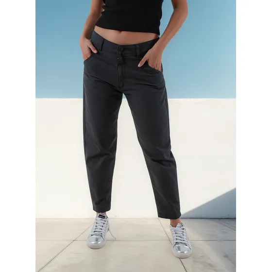 Pantalón Baggy Gabardina Elastizada Byh