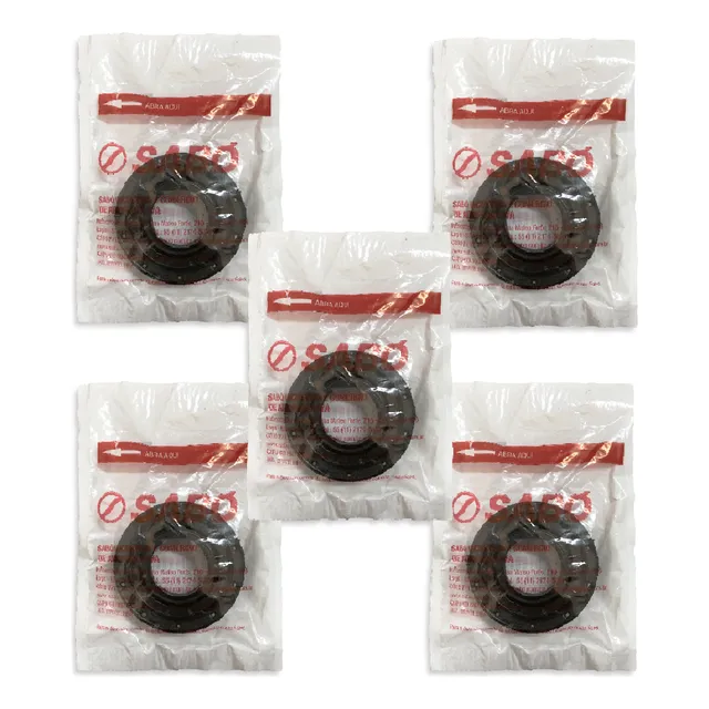 Kit Com 5 Retentor Tanque Baixo Lavadoras Brastemp Consul