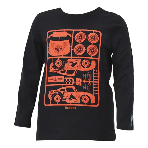 Camiseta Infantil Manga Larga Reebok Disney-pixar Cars