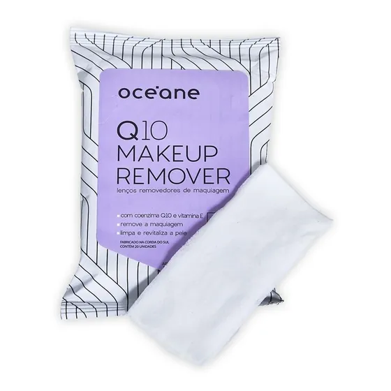 Lenços Removedores De Maquiagem Com Q10 Océane