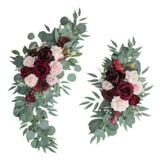2x Arco De Boda Flores Artificiales Florales Flores De Seda 2x Arco De Boda Flores Artificiales Florales Flores De Seda