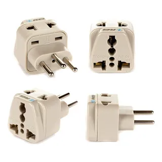 Adaptador De Viaje Orei Type J Us A Suiza, Paquete De 4 Adaptador De Viaje Orei Type J Us A Suiza, Paquete De 4