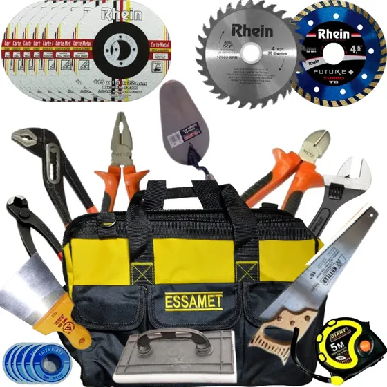 Caja Herramientas Super Completa Reparacion Hogar 33 Piezas
