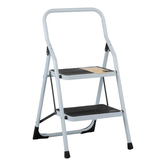 Escalera Tipo Banqueta Antideslizante 2 Peldaños Hasta 150kg