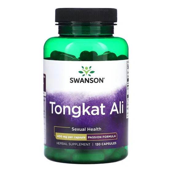 Tongkat Ali Swanson 400mg X 120 Cápsulas Testosterona Libido