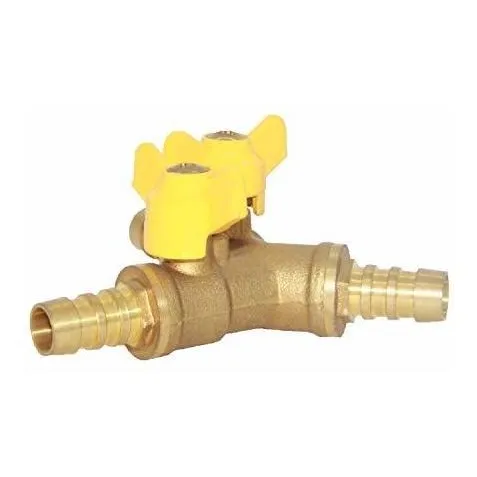 Joyway Valvula Bola Laton Para Manguera Interseccion