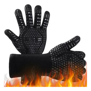 Guantes Aptos Para Horno Resistente Al Calor Barbacoa, 1 Par Guantes Aptos Para Horno Resistente Al Calor Barbacoa, 1 Par