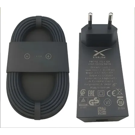 Fonte Energia Starlink Mini + Cabo 15 Metros Original