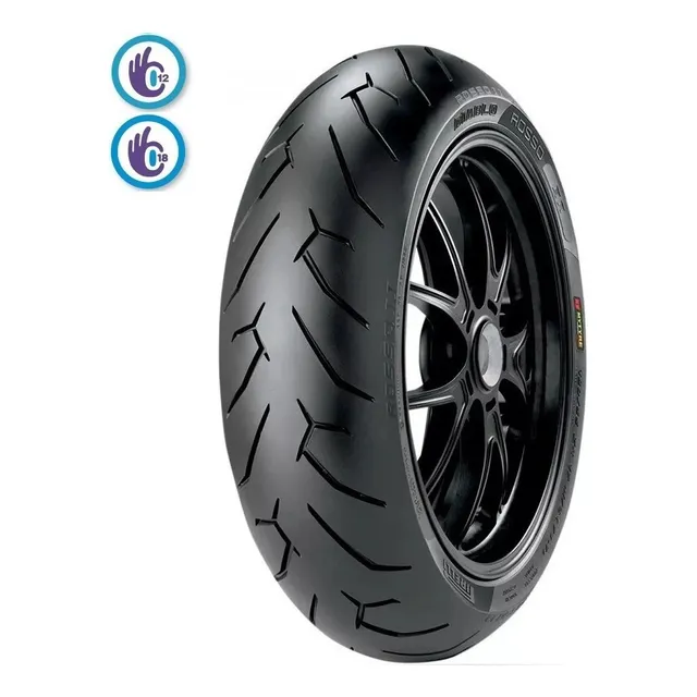 Cubierta trasera para moto Pirelli Supersport Diablo Rosso II sin cámara de 150/60R17 H 66 x 1 unidad