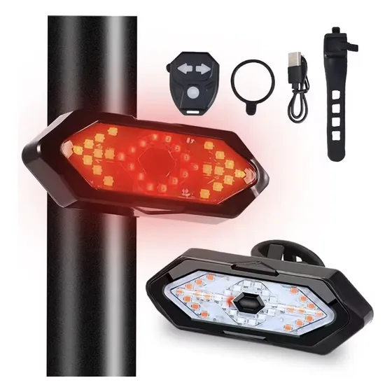 Intermitente Bicicleta Scooter Seguridad Control Remoto