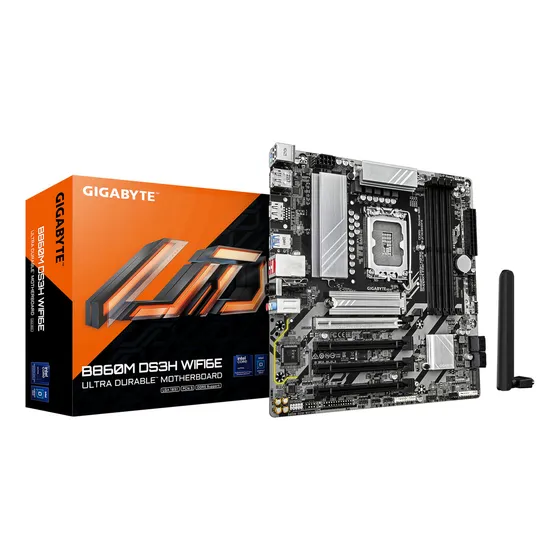 Mother Gigabyte B860m Ds3h Wifi6e Socket 1851 Color Negro